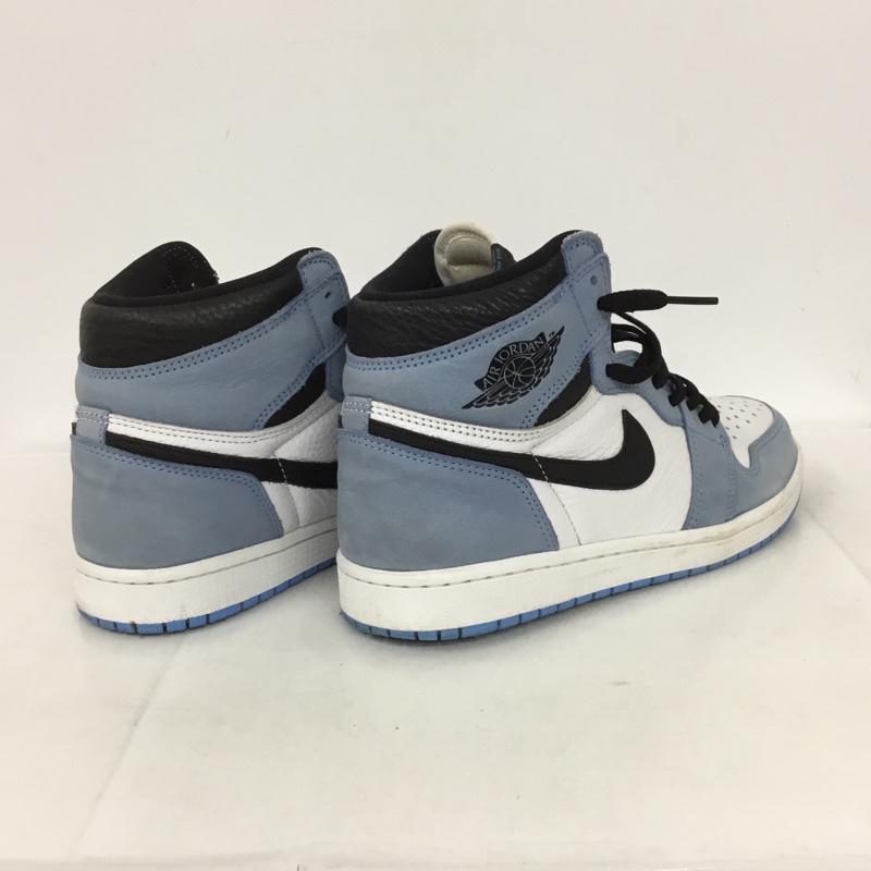 ナイキ NIKE スニーカー スニーカー 555088-134 AIR JORDAN 1 RETRO HIGH OG 26cm 26.0cm ロゴ、文字 白 / ホワイト / X 水色 / ライトブルー / X 黒 / ブラック /  メンズ USED 古着 中古 10131825