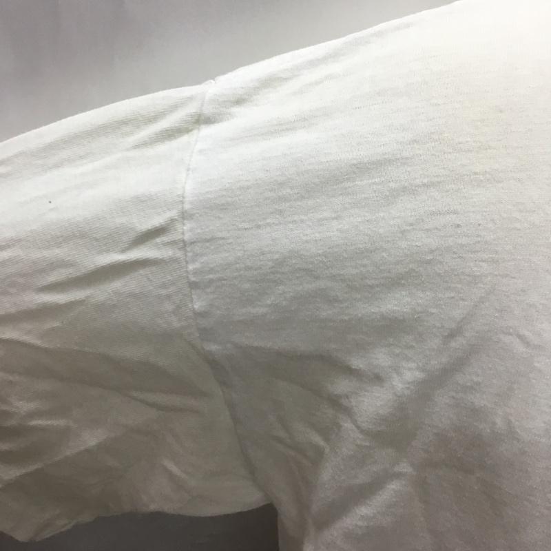 ステューシー STUSSY Tシャツ 半袖 黒タグ 80s ラスタライオン XL ロゴ、文字 X プリント 白 / ホワイト /  メンズ USED 古着 中古 10113459