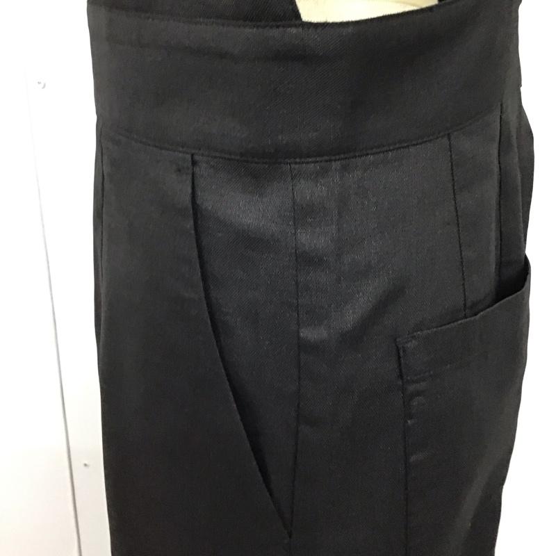 スライ SLY サロペット・オーバーオール サロペット、オーバーオール 030eap33-5430 SLAB WIDE SALOPETTE 2 無地 黒 / ブラック /  レディース USED 古着 中古 10119873