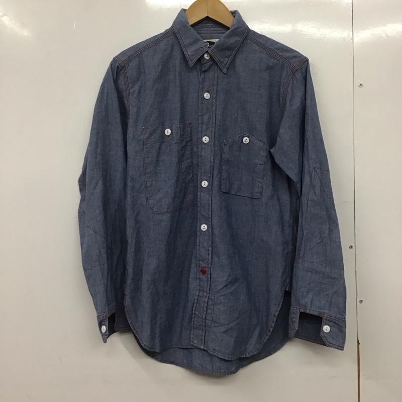 エンジニアードガーメンツ Engineered Garments シャツ、ブラウス 長袖 ワークシャツ シャンブレーシャツ XS 無地 青 / ブルー /  メンズ USED 古着 中古 10145224