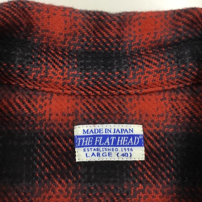 フラットヘッド The Flat Head シャツ、ブラウス 長袖 長袖シャツ カラーシャツ ポケットシャツ 長袖カットソー チェックシャツ L チェック マルチカラー / マルチカラー /  メンズ USED 古着 中古 10114783