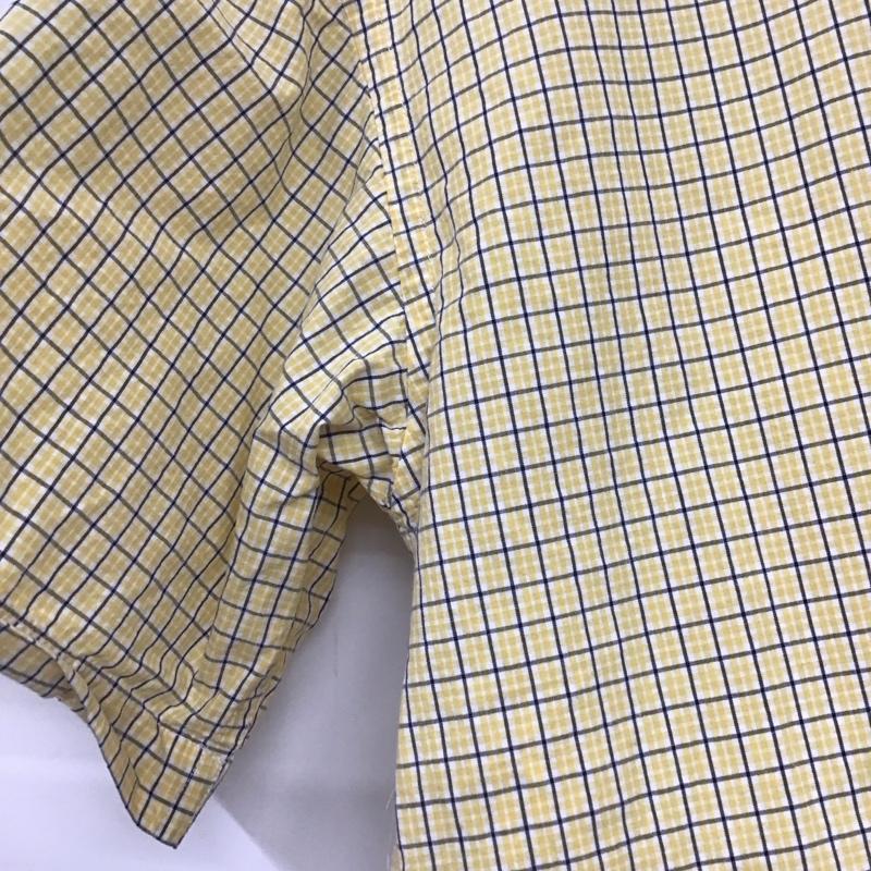 ラルフローレン RALPHLAUREN シャツ、ブラウス 半袖 半袖シャツ チェックシャツ ボタンダウンシャツ XL チェック 黄 / イエロー /  メンズ USED 古着 中古 10141222