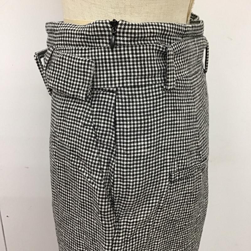 ザラ ZARA パンツ スラックス スラックスパンツ ワイドパンツ チェックパンツ カジュアルパンツ XS チェック 白 / ホワイト / X 黒 / ブラック /  レディース USED 古着 中古 10115957