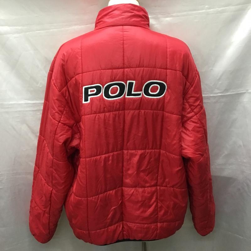 ポロスポーツラルフローレン POLOSPORT ジャケット、上着 ジャケット、ブレザー ジップアップジャケット ジャンパー プルオーバージャケット アウター L ロゴ、文字 赤 / レッド /  メンズ USED 古着 中古 10114849
