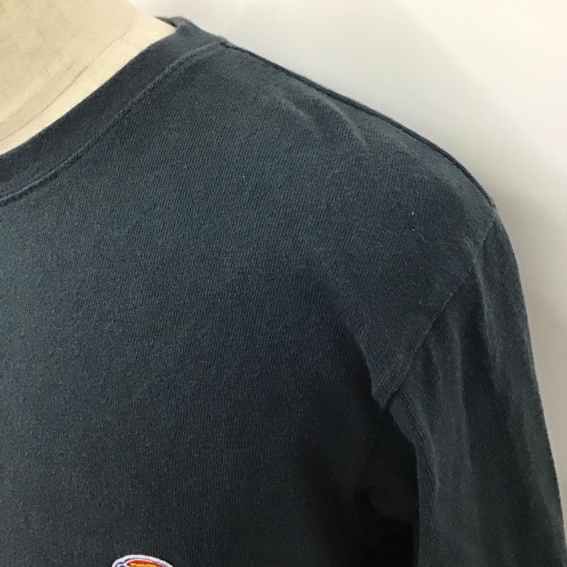ディッキーズ Dickies カットソー 長袖 長袖カットソー クルーネックカットソー ロングスリーブカットソー プリントTシャツ M ロゴ、文字 緑 / グリーン /  メンズ USED 古着 中古 10118992