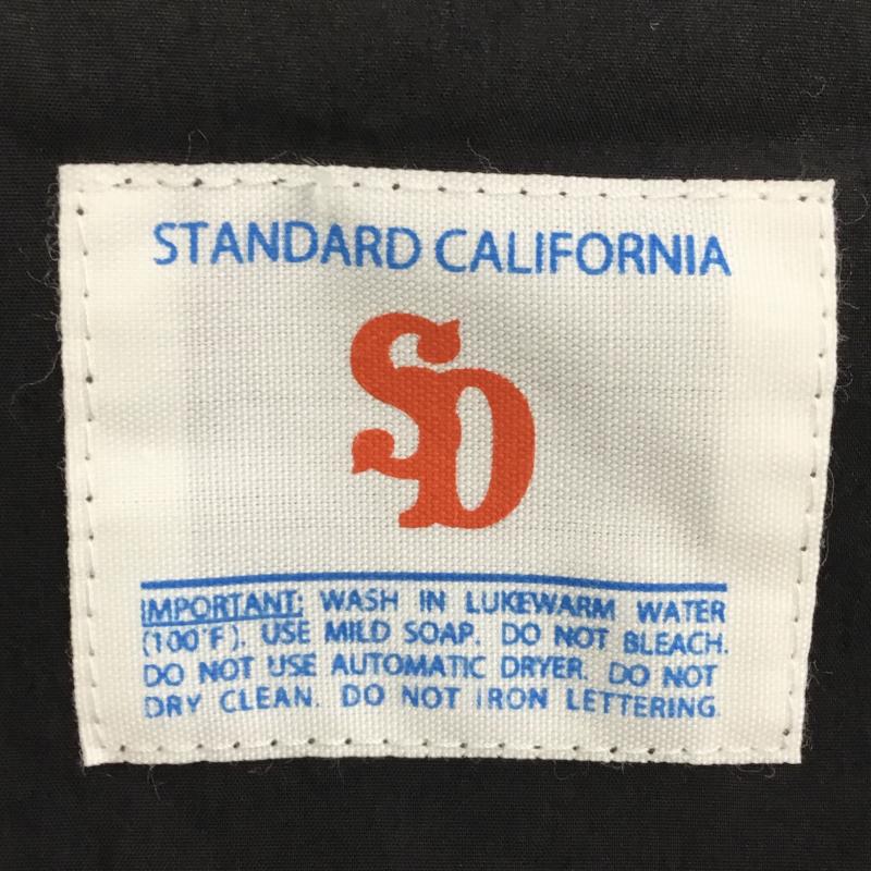 スタンダード カリフォルニア STANDARD CALIFORNIA シャツ、ブラウス 半袖 Baseball Shirt ベースボールシャツ XL ロゴ、文字 黒 / ブラック / X 橙 / オレンジ /  メンズ USED 古着 中古 10136535