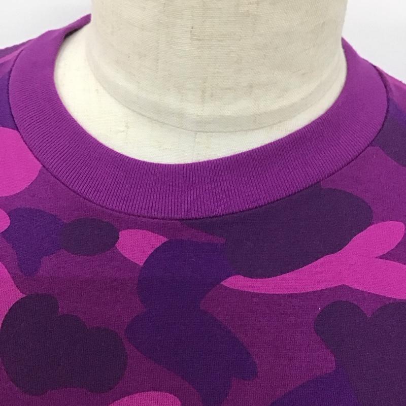 アベイシングエイプ A BATHING APE Tシャツ 半袖 半袖カットソー プリントTシャツ クルーネックカットソー 初期 XL カモフラージュ柄・迷彩 マルチカラー / マルチカラー /  メンズ USED 古着 中古 10127802