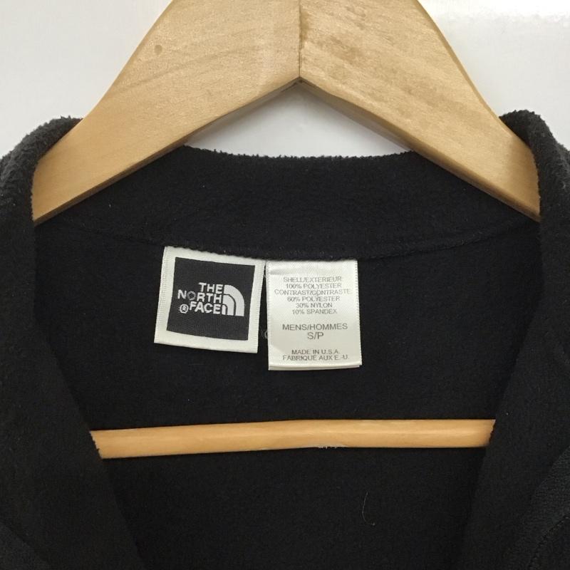 ザノースフェイス THE NORTH FACE ジャケット、上着 ジャケット、ブレザー フリース ハーフジップ S ロゴ、文字 黒 / ブラック /  メンズ USED 古着 中古 10143270