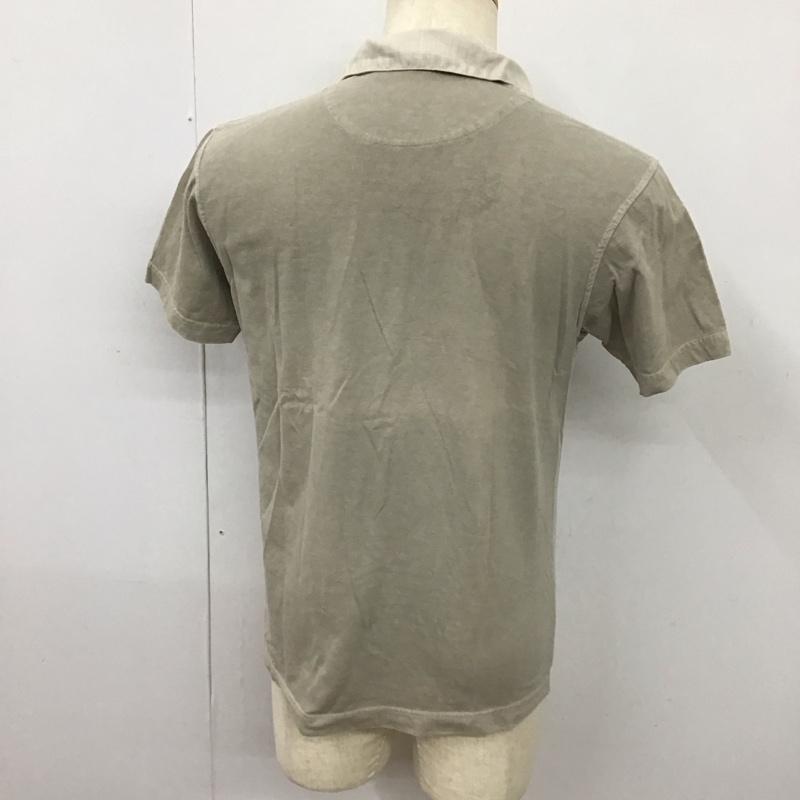 エムエイチエル MHL. ポロシャツ 半袖 半袖ポロシャツ カラーシャツ 半袖カットソー M 無地 ベージュ / ベージュ /  メンズ USED 古着 中古 10114697