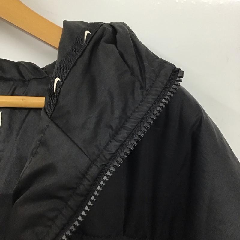ナイキ NIKE ジャケット、上着 ジャンパー、ブルゾン DJ6996-010 中綿ジャケット XL ロゴ、文字 X プリント 黒 / ブラック /  レディース USED 古着 中古 10142756