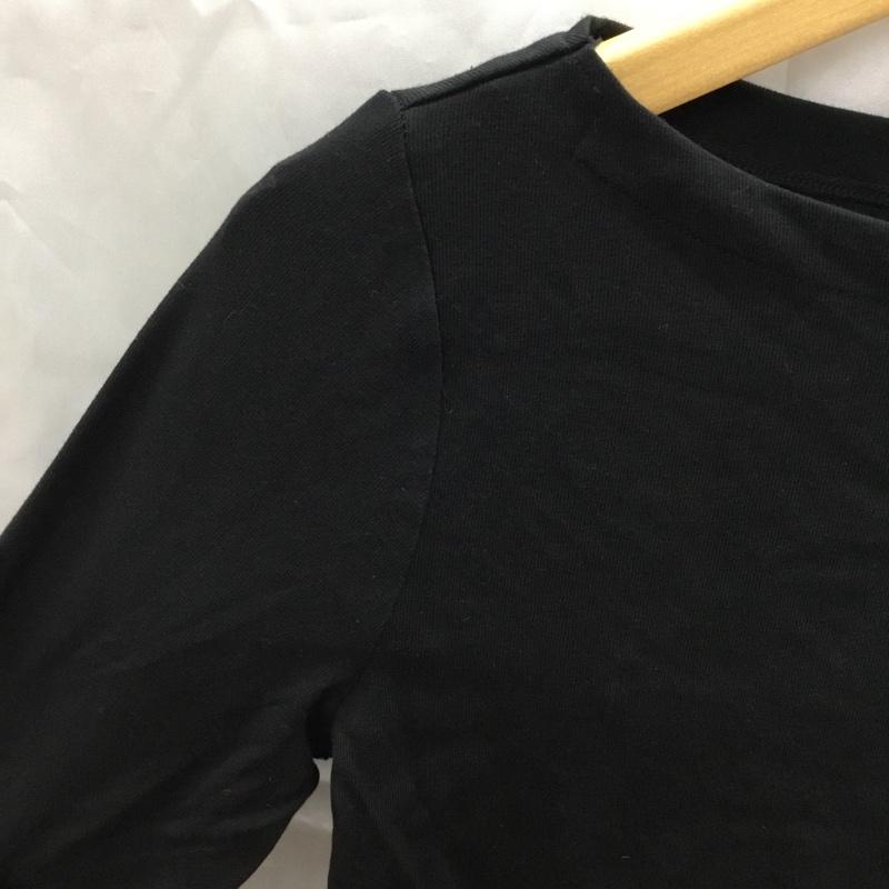 ラルフローレン RALPHLAUREN カットソー 半袖 S 無地 黒 / ブラック /  レディース USED 古着 中古 10110640