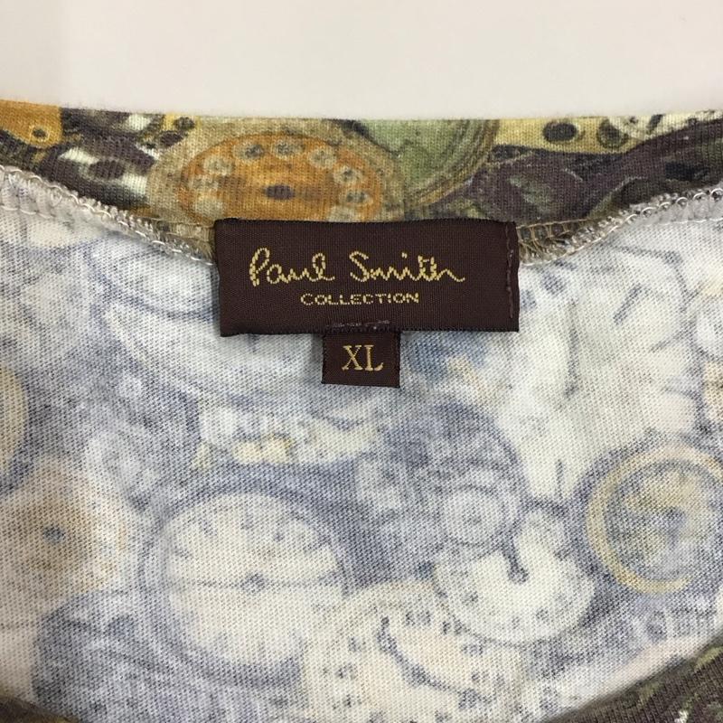 ポールスミス Paul Smith Tシャツ 半袖 半袖カットソー プリントTシャツ クルーネックカットソー XL プリント マルチカラー / マルチカラー /  メンズ USED 古着 中古 10117457