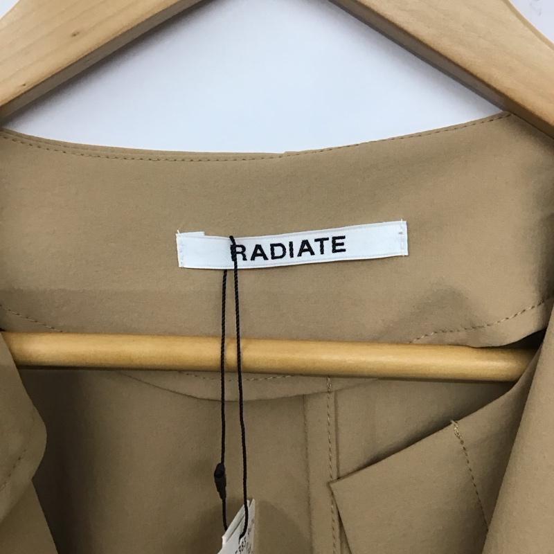 ラディエイト Radiate コート コート一般 c18-089474 ロングコート アウター 38 無地 ベージュ / ベージュ /  レディース USED 古着 中古 10142039