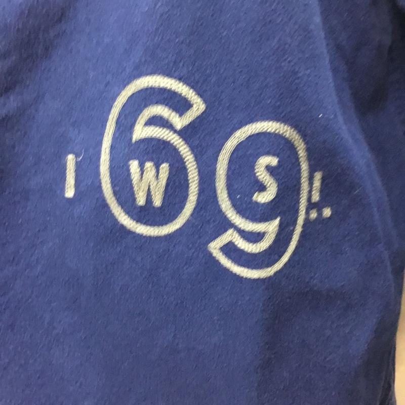 テンダーロイン TENDERLOIN シャツ、ブラウス 長袖 長袖シャツ ノーカラーシャツ カジュアルシャツ M ロゴ、文字 インディゴ / インディゴ /  メンズ USED 古着 中古 10121479