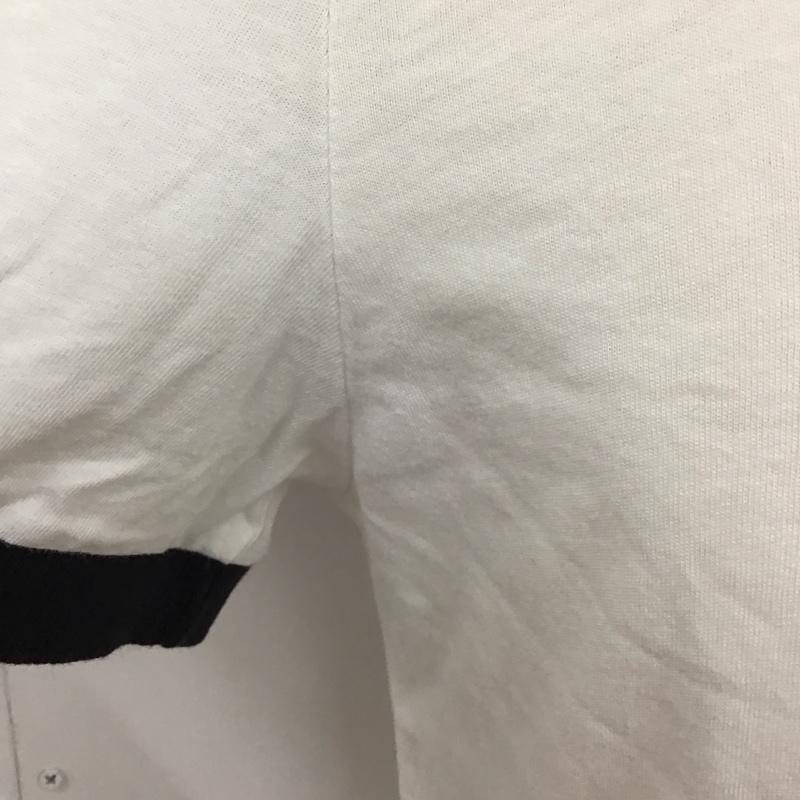 アディダス adidas Tシャツ 半袖 DH3188 3ストライプ ロゴ、文字 白 / ホワイト / X 黒 / ブラック /  メンズ USED 古着 中古 10118124