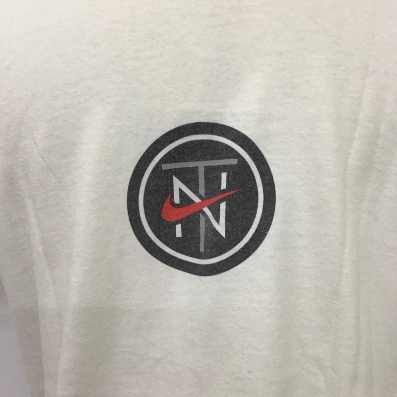 ナイキ NIKE Tシャツ 半袖 NME920220 KL4 クルーネック S ロゴ、文字 白 / ホワイト /  メンズ USED 古着 中古 10114343