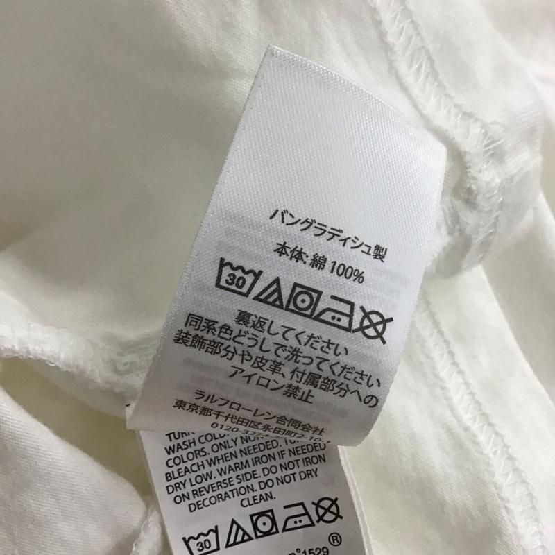 ポロラルフローレン POLO RALPH LAUREN Tシャツ 半袖 半袖カットソー プリントTシャツ クルーネックカットソー XL プリント 白 / ホワイト /  メンズ USED 古着 中古 10150254