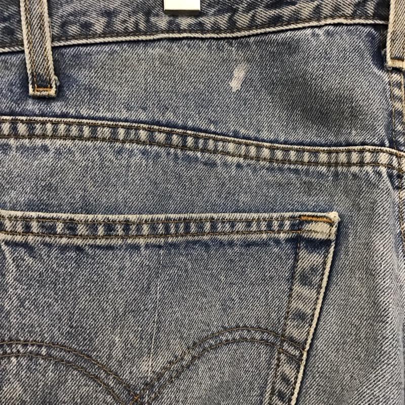 リーバイストラウスアンドコー Levi Strauss & co. パンツ デニム、ジーンズ デニムパンツ ストレートパンツ ワイドパンツ カジュアルパンツ 38 無地 インディゴ / インディゴ /  メンズ USED 古着 中古 10117565