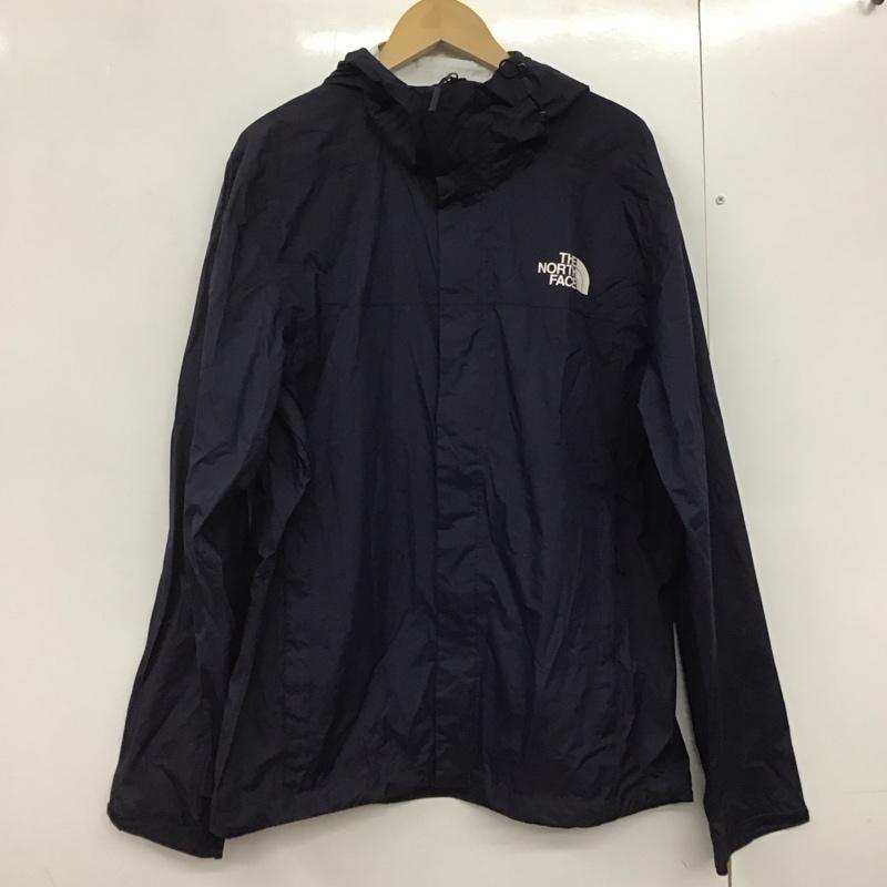 ザノースフェイス THE NORTH FACE ジャケット、上着 ジャンパー、ブルゾン M ロゴ、文字 X プリント 紺 / ネイビー /  メンズ USED 古着 中古 10141174