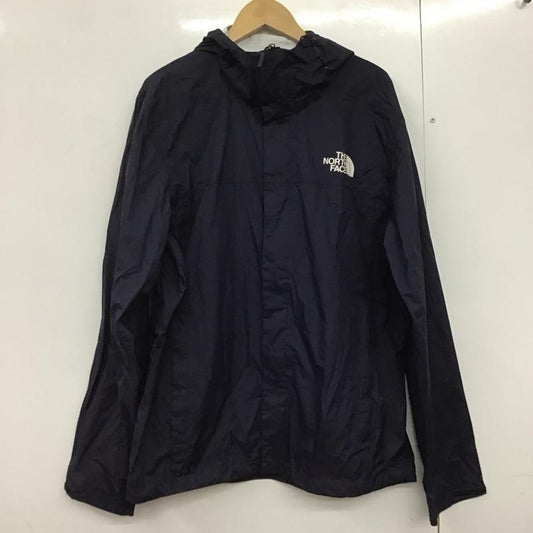 ザノースフェイス THE NORTH FACE ジャケット、上着 ジャンパー、ブルゾン M ロゴ、文字 X プリント 紺 / ネイビー /  メンズ USED 古着 中古 10141174