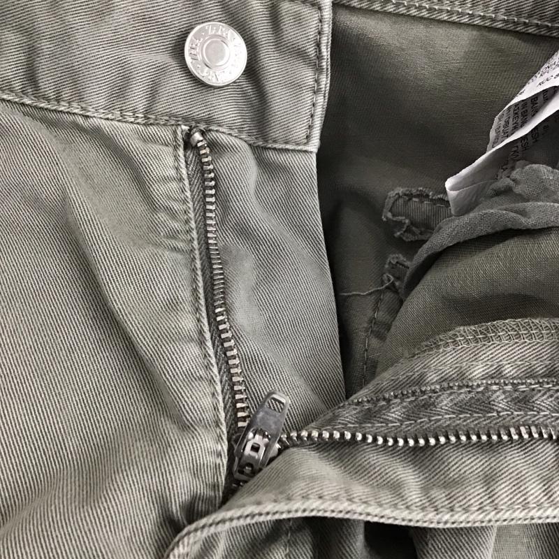 ザラ ZARA パンツ ワークパンツ、ペインターパンツ 36 無地 カーキ / カーキ /  レディース USED 古着 中古 10150481