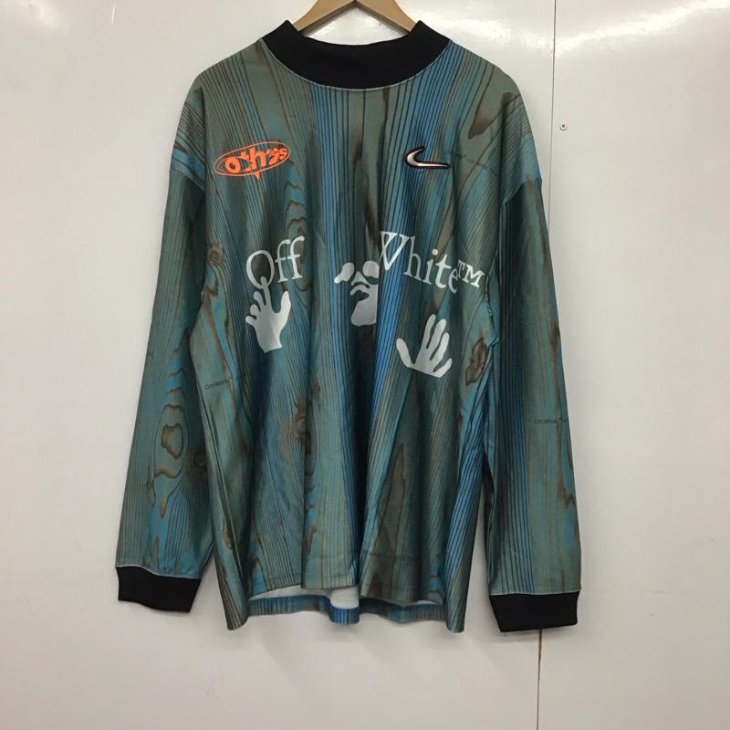 ナイキ NIKE カットソー 長袖 dn1701-411 OFF-WHITEJERSEY 長袖カットソー コラボ XL プリント マルチカラー / マルチカラー /  メンズ USED 古着 中古 10144268