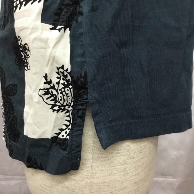 デザインティーシャツストアグラニフ Designtshirtsstoregraniph Tシャツ 半袖 半袖カットソー プリントTシャツ クルーネックカットソー S プリント 紺 / ネイビー /  メンズ USED 古着 中古 10113285