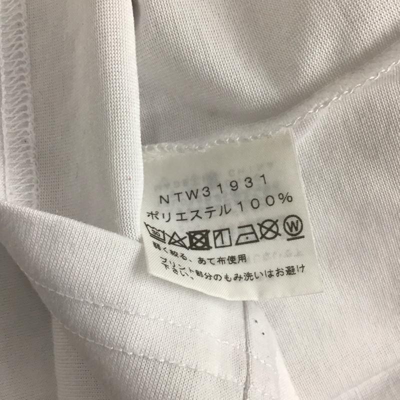 ザノースフェイス THE NORTH FACE Tシャツ 半袖 M プリント X ロゴ、文字 白 / ホワイト /  レディース USED 古着 中古 10139970