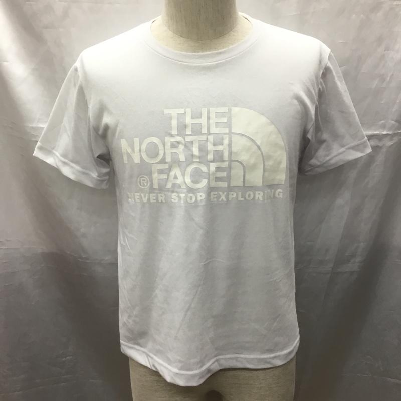ザノースフェイス THE NORTH FACE Tシャツ 半袖 nt31620 ショートスリーブカラードームT 半袖カットソー プリントTシャツ クルーネックカットソー S ロゴ、文字 白 / ホワイト /  メンズ USED 古着 中古 10114098