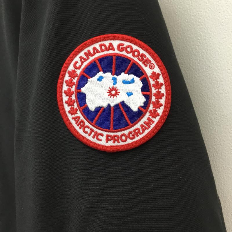 カナダグース CANADA GOOSE ジャケット、上着 ダウンジャケット Chateau Parka 2053M シャトー パーカー M ワンポイント 黒 / ブラック /  メンズ USED 古着 中古 10141531