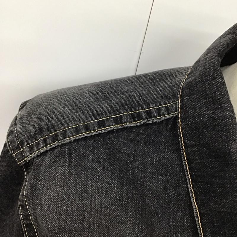 リーバイストラウスアンドコー Levi Strauss & co. ジャケット、上着 ジャケット、ブレザー デニムジャケット カラージャケット 長袖ジャケット ブルゾン Gジャン L 無地 黒 / ブラック /  メンズ USED 古着 中古 10123834