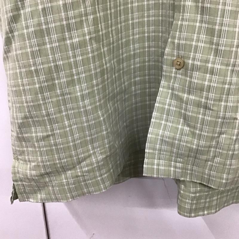 古着 USED シャツ、ブラウス 半袖 半袖シャツ チェックシャツ 古着 XL チェック 緑 / グリーン /  メンズ USED 古着 中古 10128723