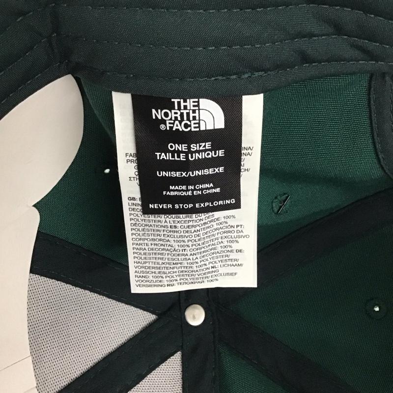 ザノースフェイス THE NORTH FACE 帽子 キャップ NF0A4VSV RECYCLED 66 CLASSIC HAT タグ付き ロゴ、文字 緑 / グリーン /  メンズ USED 古着 中古 10132518