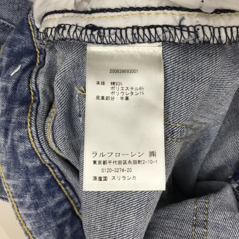 ローレンラルフローレン LAUREN RALPH LAUREN パンツ デニム、ジーンズ 無地 水色 / ライトブルー /  メンズ USED 古着 中古 10110634