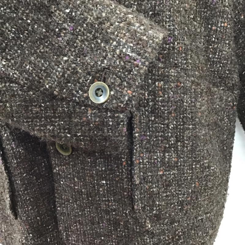 バラスト BALLAST ジャケット、上着 ジャケット、ブレザー ba10-j001 BALLAST ARK WOOL LOOP YARN TWEED JACKET L  茶 / ブラウン /  メンズ USED 古着 中古 10123326