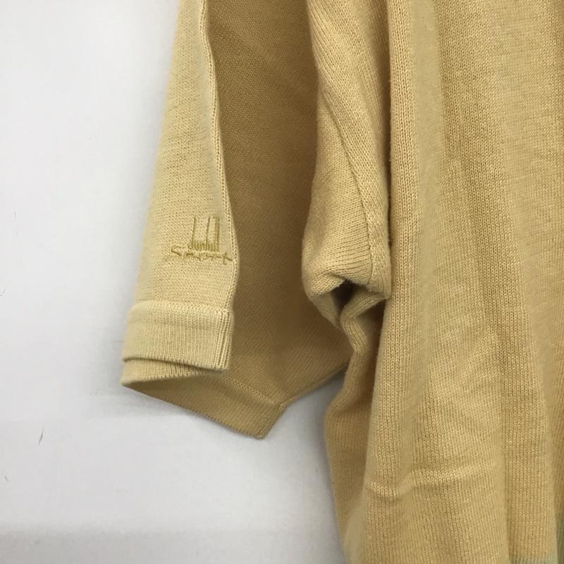 ダンヒル DUNHILL ポロシャツ 半袖 半袖ポロシャツ カラーシャツ 半袖カットソー 90s L ロゴ、文字 キャメル / キャメル /  メンズ USED 古着 中古 10148702