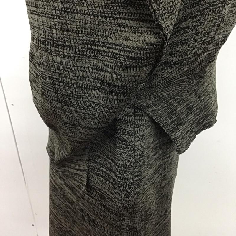 ミスティック mystic セットアップ セットアップ MYZ1012505A0001 メランジニットSETUP ミニスカート ショート丈ニット FREE 無地 黒 / ブラック / X 灰 / グレー /  レディース USED 古着 中古 10142301