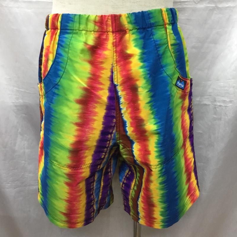 カブー KAVU パンツ ショートパンツ ハーフパンツ ショートパンツ カジュアルパンツ アウトドア M プリント マルチカラー / マルチカラー /  メンズ USED 古着 中古 10120109