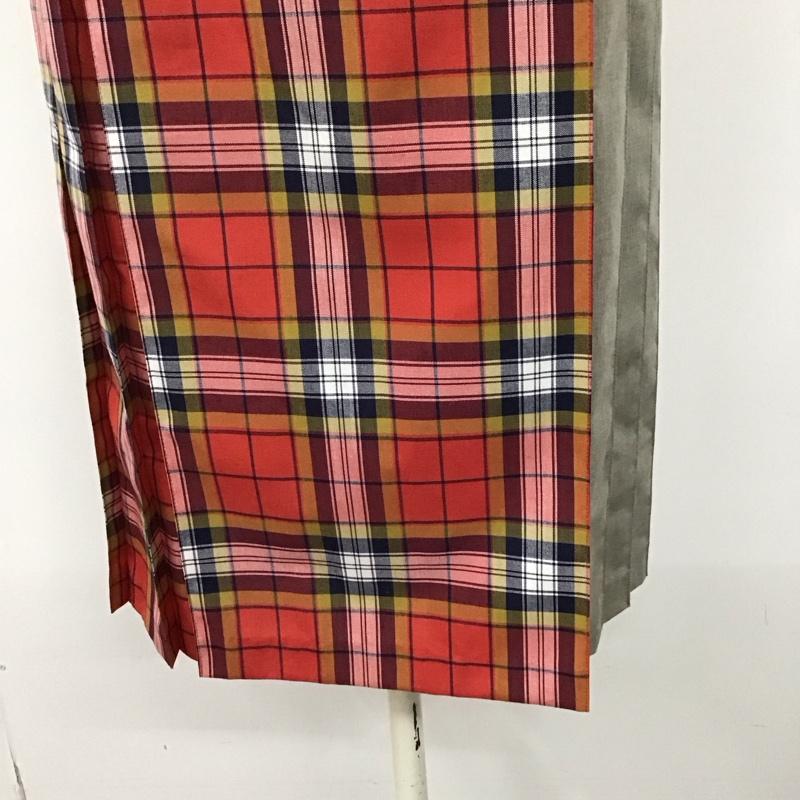 マッキントッシュフィロソフィー MACKINTOSH PHILOSOPH スカート ひざ丈スカート プリーツスカート チェックスカート 36 チェック マルチカラー / マルチカラー /  レディース USED 古着 中古 10121202