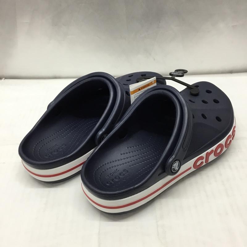 クロックス crocs サンダル サンダル 205089-4CC Bayaband Clog バヤバンド クロッグ 25cm 25.0cm ロゴ、文字 紺 / ネイビー / X 白 / ホワイト / X 赤 / レッド /  メンズ USED 古着 中古 10111537