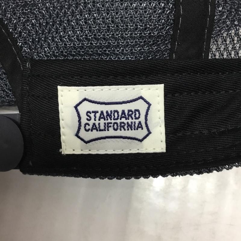 スタンダード カリフォルニア STANDARD CALIFORNIA 帽子 キャップ メッシュ ワッペン ロゴ、文字 青 / ブルー /  メンズ USED 古着 中古 10119669