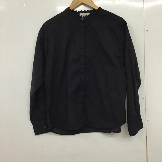 ツクロイ サンバレー tukuroi by SUNVALLEY シャツ、ブラウス 長袖 M 無地 紺 / ネイビー /  レディース USED 古着 中古 10150518
