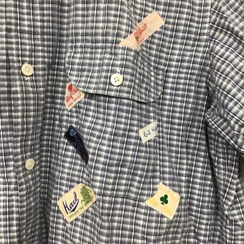 カールヘルム KARLHELMUT シャツ、ブラウス 半袖 半袖シャツ チェックシャツ ボタンダウンシャツ M チェック マルチカラー / マルチカラー /  メンズ USED 古着 中古 10130680