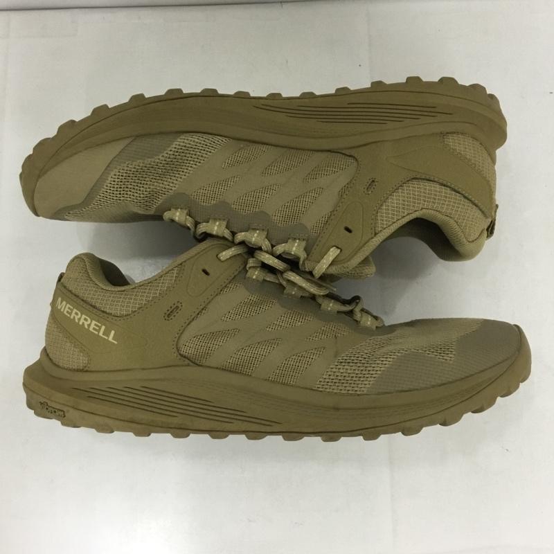 メレル MERRELL スニーカー スニーカー J005045 NOVA 3 TACTICAL トレッキング アウトドアシューズ 30cm 30.0cm ロゴ、文字 ベージュ / ベージュ /  メンズ USED 古着 中古 10134546