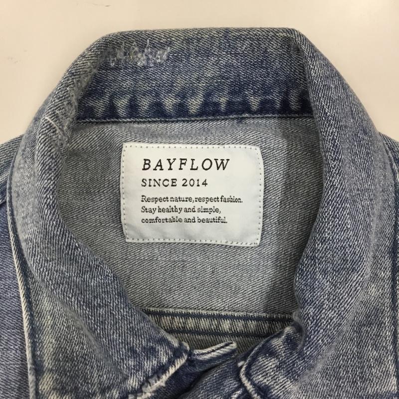 ベイフロー BAYFLOW ジャケット、上着 ジャケット、ブレザー bm1708nm06 Gジャン デニムジャケット アウター 3 無地 インディゴ / インディゴ /  メンズ USED 古着 中古 10122880