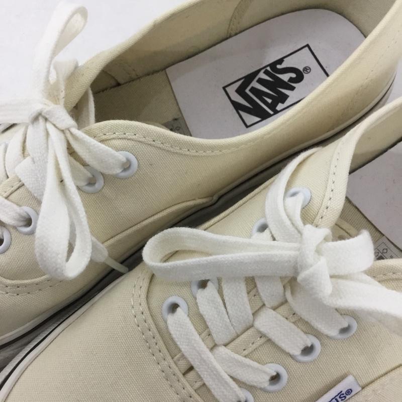 バンズ VANS スニーカー スニーカー 721278 AUTHENTIC 28cm 箱有 28.0cm ロゴ、文字 アイボリー / アイボリー /  メンズ USED 古着 中古 10133912