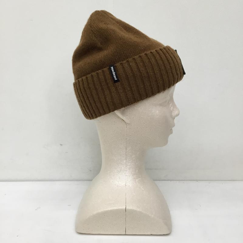 パタゴニア patagonia 帽子 ニット帽 ブロデオ　ビーニー FREE ロゴ、文字 茶 / ブラウン /  メンズ USED 古着 中古 10136547