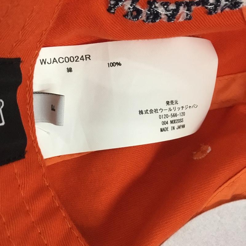 ウールリッチ WOOLRICH 帽子 キャップ WJAC0024R コットン FREE ロゴ、文字 橙 / オレンジ /  メンズ USED 古着 中古 10145783