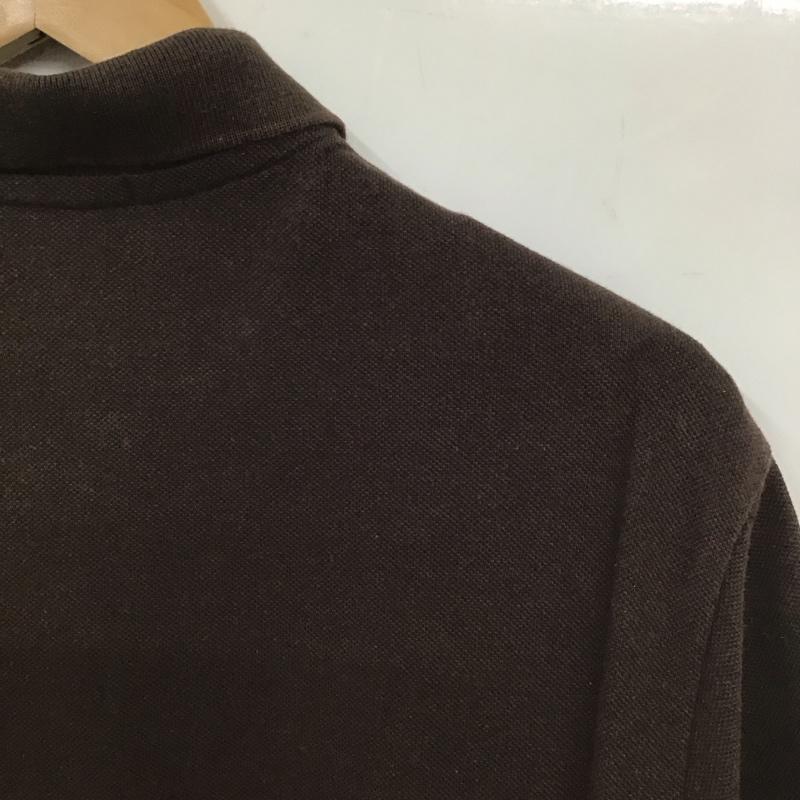 ポロバイラルフローレン Polo by RALPH LAUREN ポロシャツ 半袖 半袖ポロシャツ 半袖カットソー カラーシャツ M ロゴ、文字 茶 / ブラウン /  メンズ USED 古着 中古 10130051