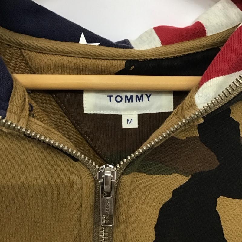 トミー TOMMY パーカー 長袖 長袖パーカー ジップアップパーカー スウェット M カモフラージュ柄・迷彩 マルチカラー / マルチカラー /  メンズ USED 古着 中古 10137047